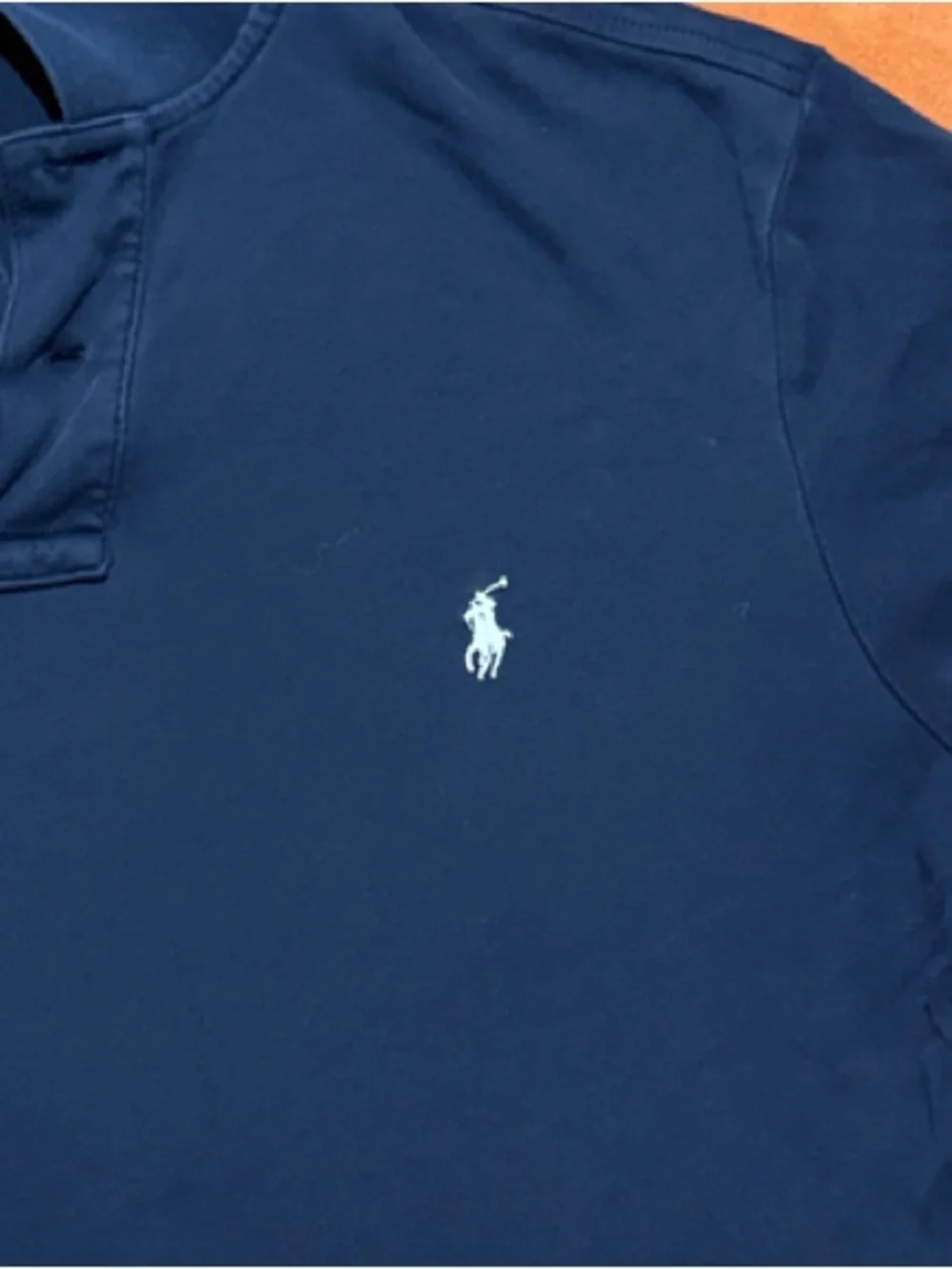 Ralph Lauren Classic Navy Polo with White Pony